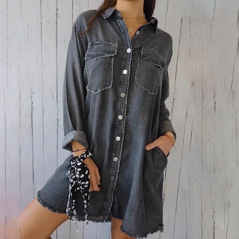 Myrna | Long Denim Shirt