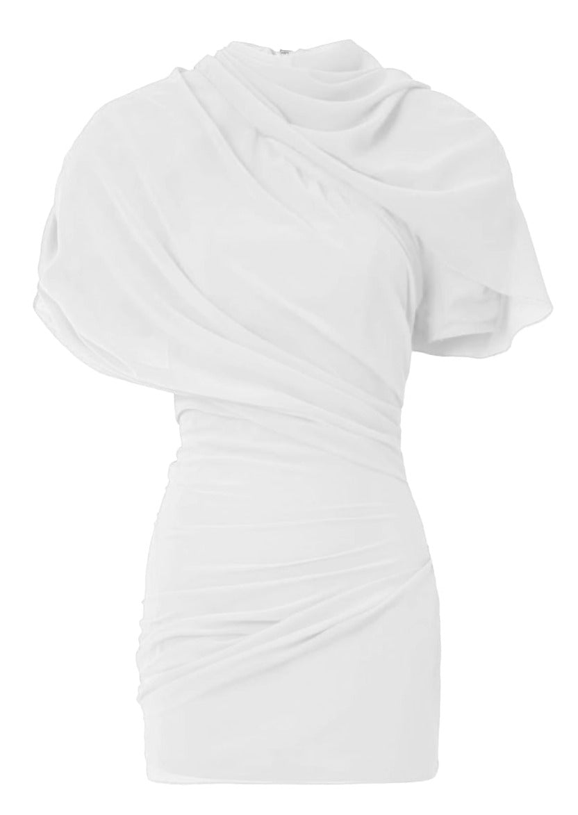 Carmen Dress - White - FINAL SALE