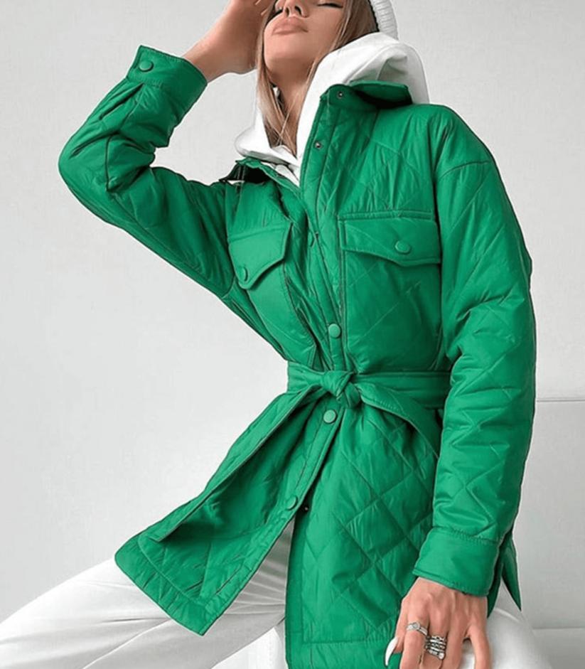 Oversized loose padded jacket - carline