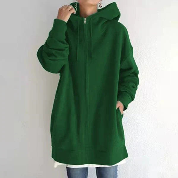 Salma - warm women's hooded jacket