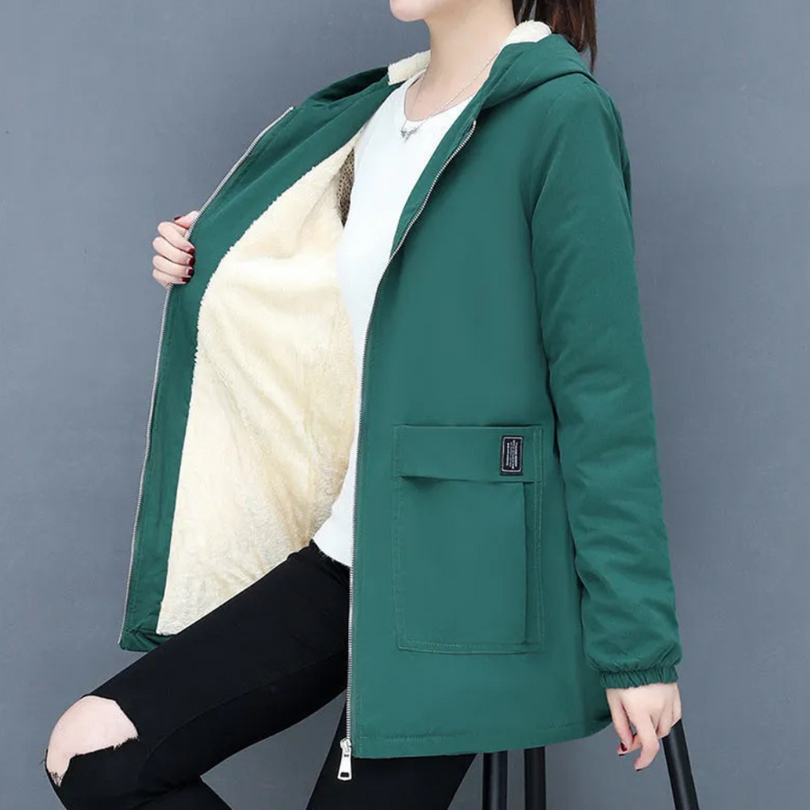 Kaleia- casual hooded jacket for women