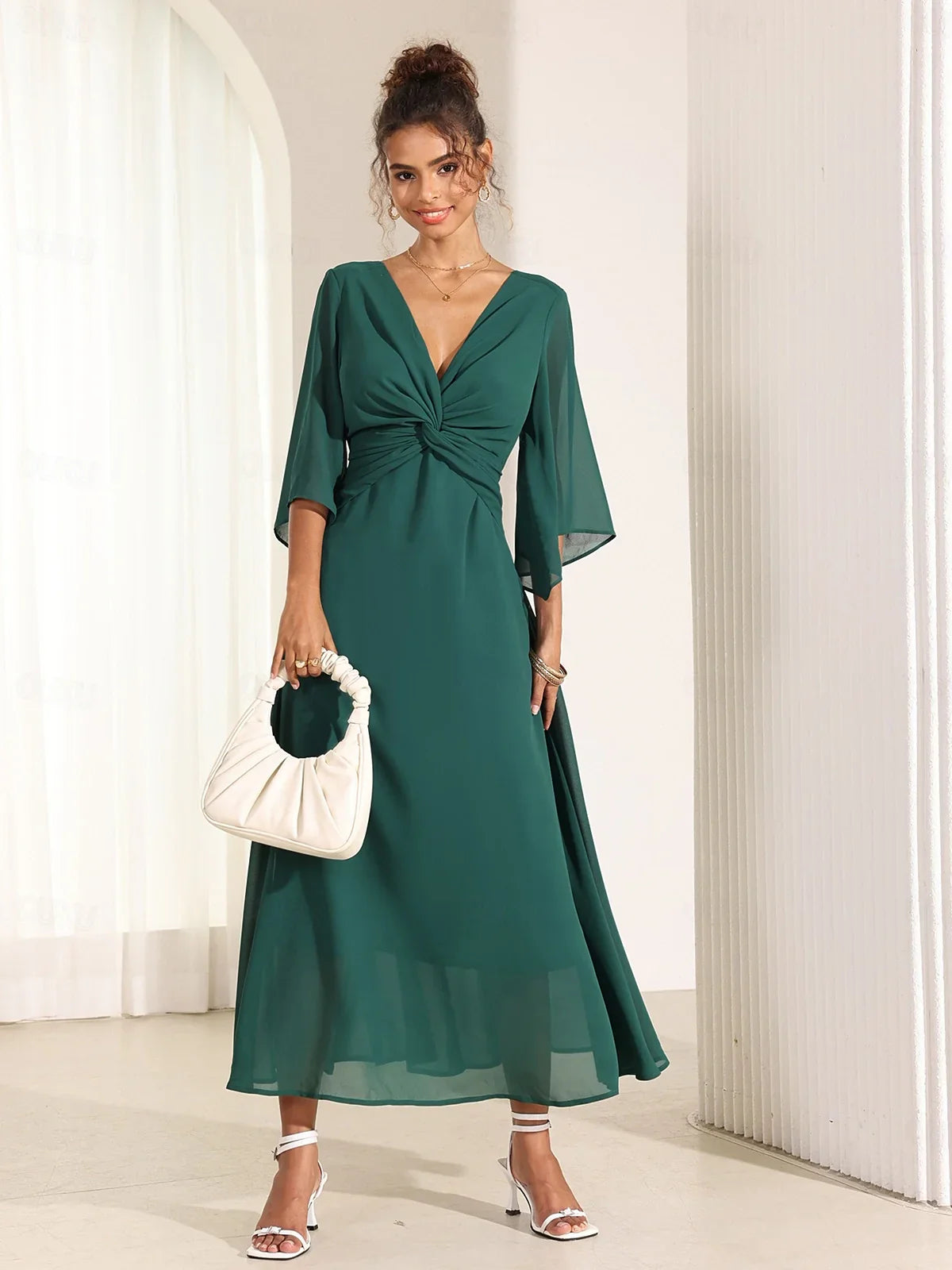 Elysiane | Ruffle Maxi Dress