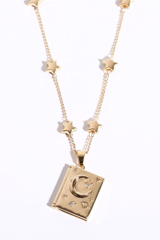 ¡®You're My Soulmate¡¯ Openable Constellation Book Necklace